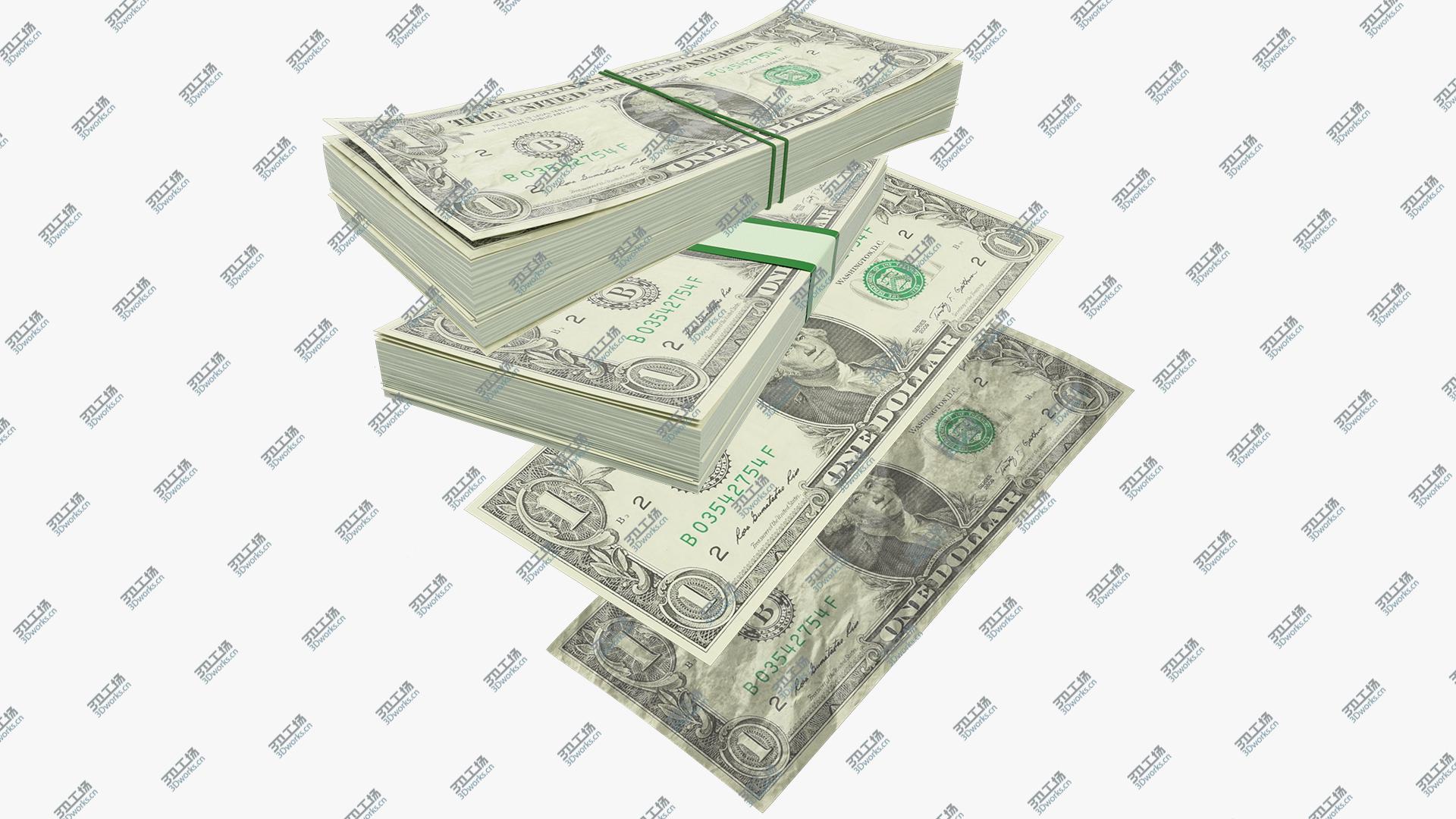 images/goods_img/202105071/One Dollars Bills Collection 3D model/2.jpg